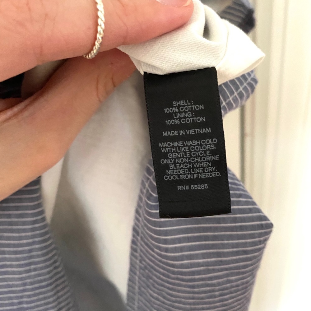 Express Stripped Ruffle Dress - Picture 6 of 6